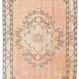 5x8 Salmon & Peach Geometric Persian Rug, 156x255Cm