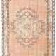 5x8 Salmon & Peach Geometric Persian Rug, 156x255Cm