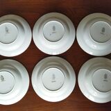 12 K&G Lunéville soup plates, Madrigal model