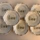 8 dessert plates and service dish Sarreguemines Les Enfants Richard
