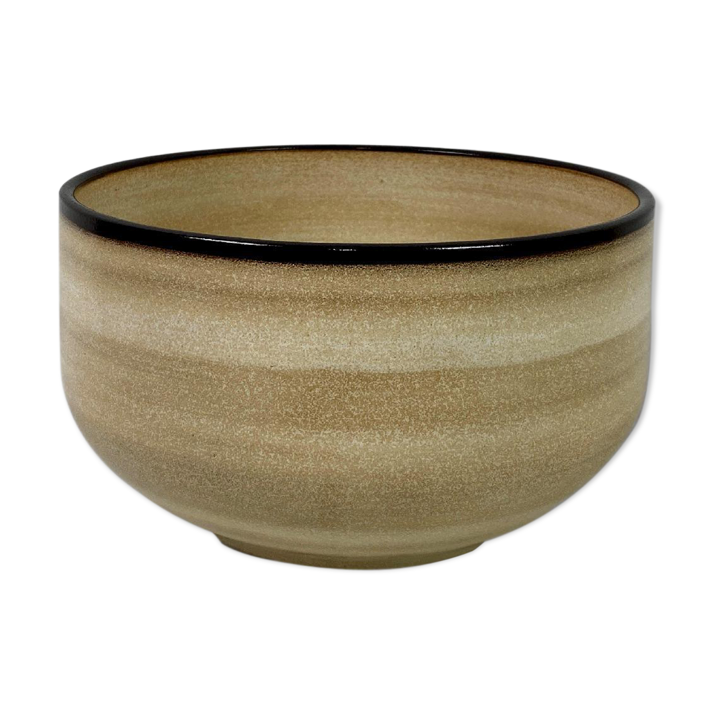 Beige sandstone salad bowl