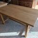 Renovated solid oak farmhouse table