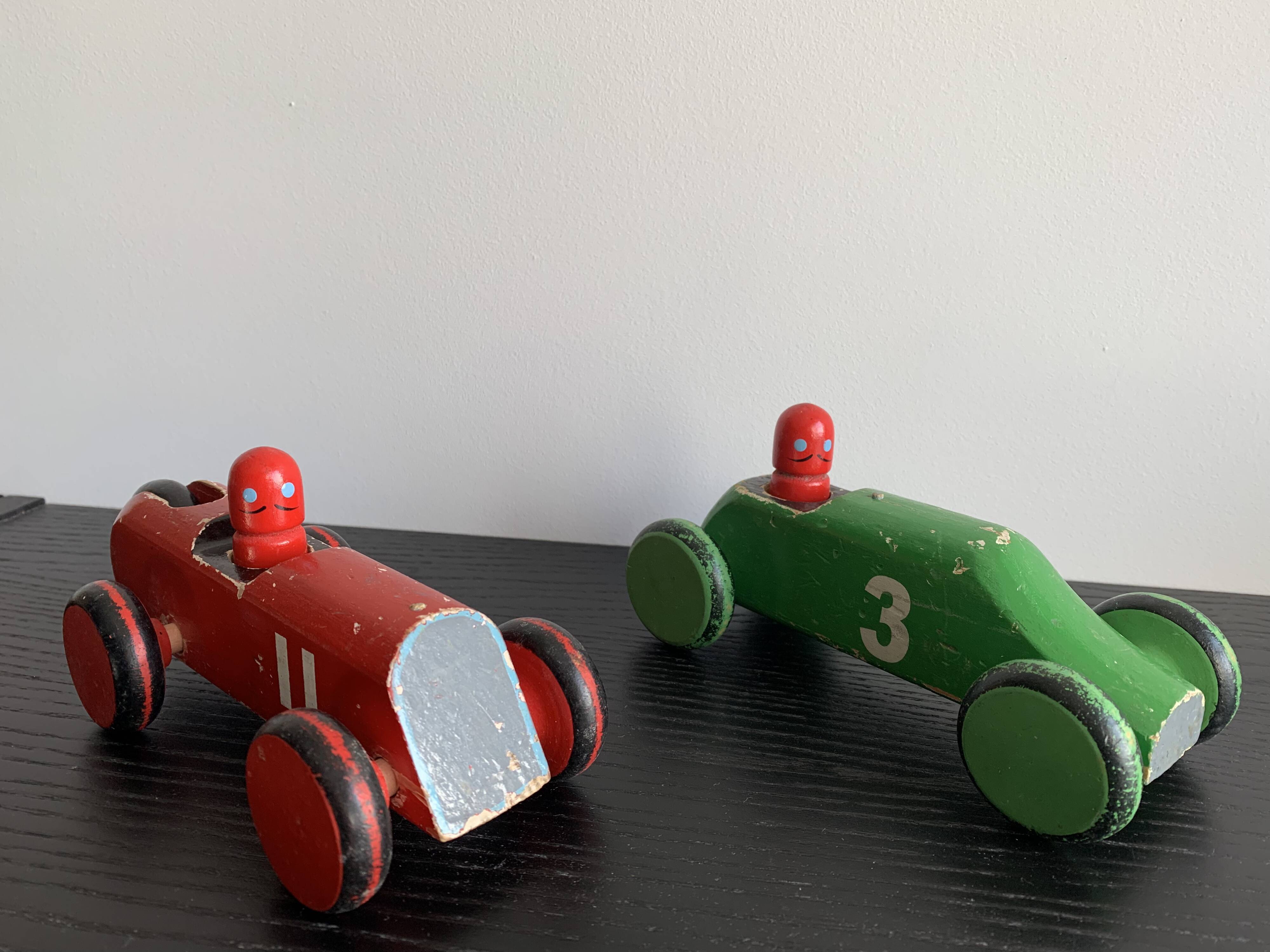 Wooden cars
