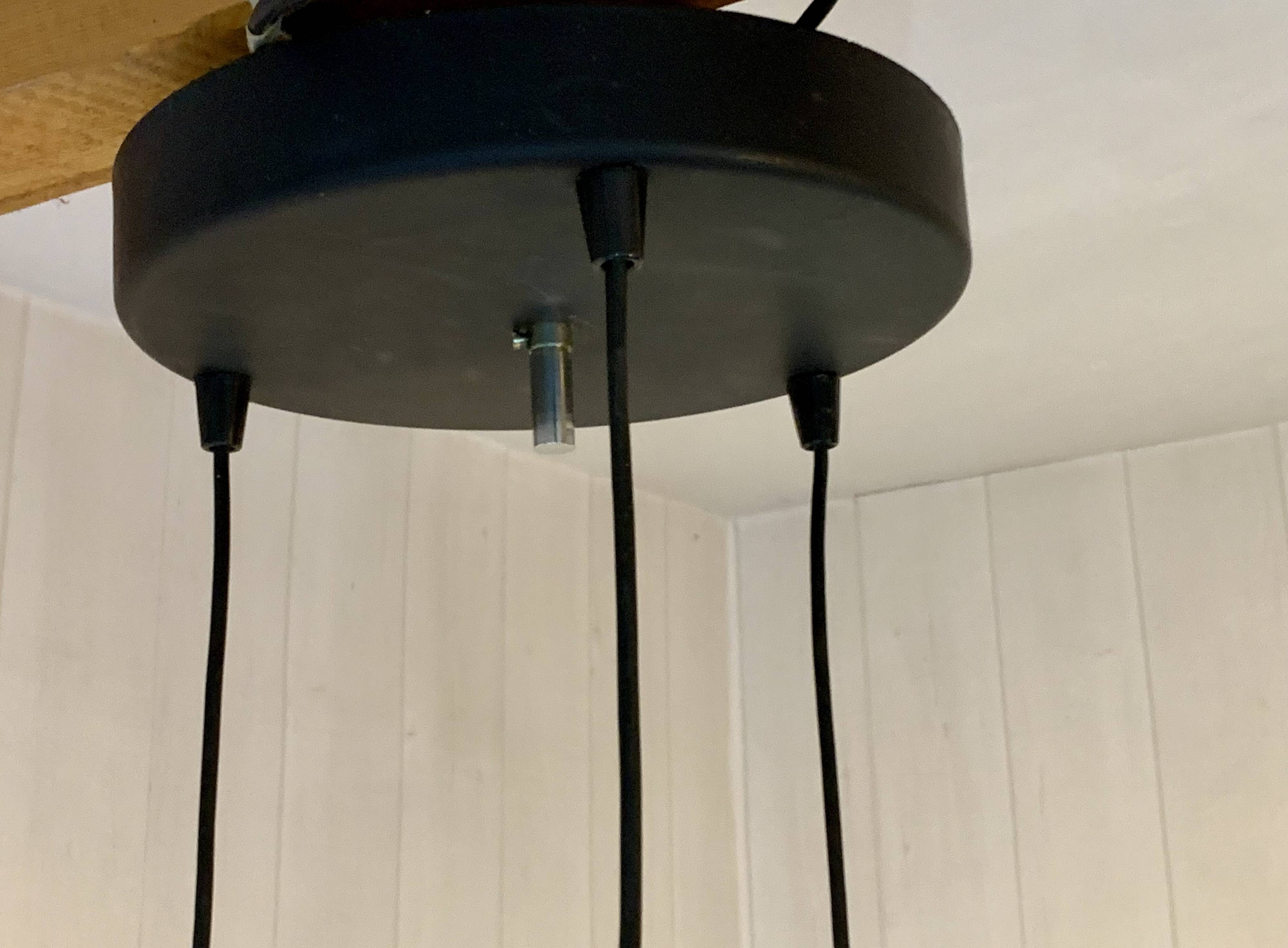 Raak Amsterdam Space 3-light cascade pendant light, age 70'