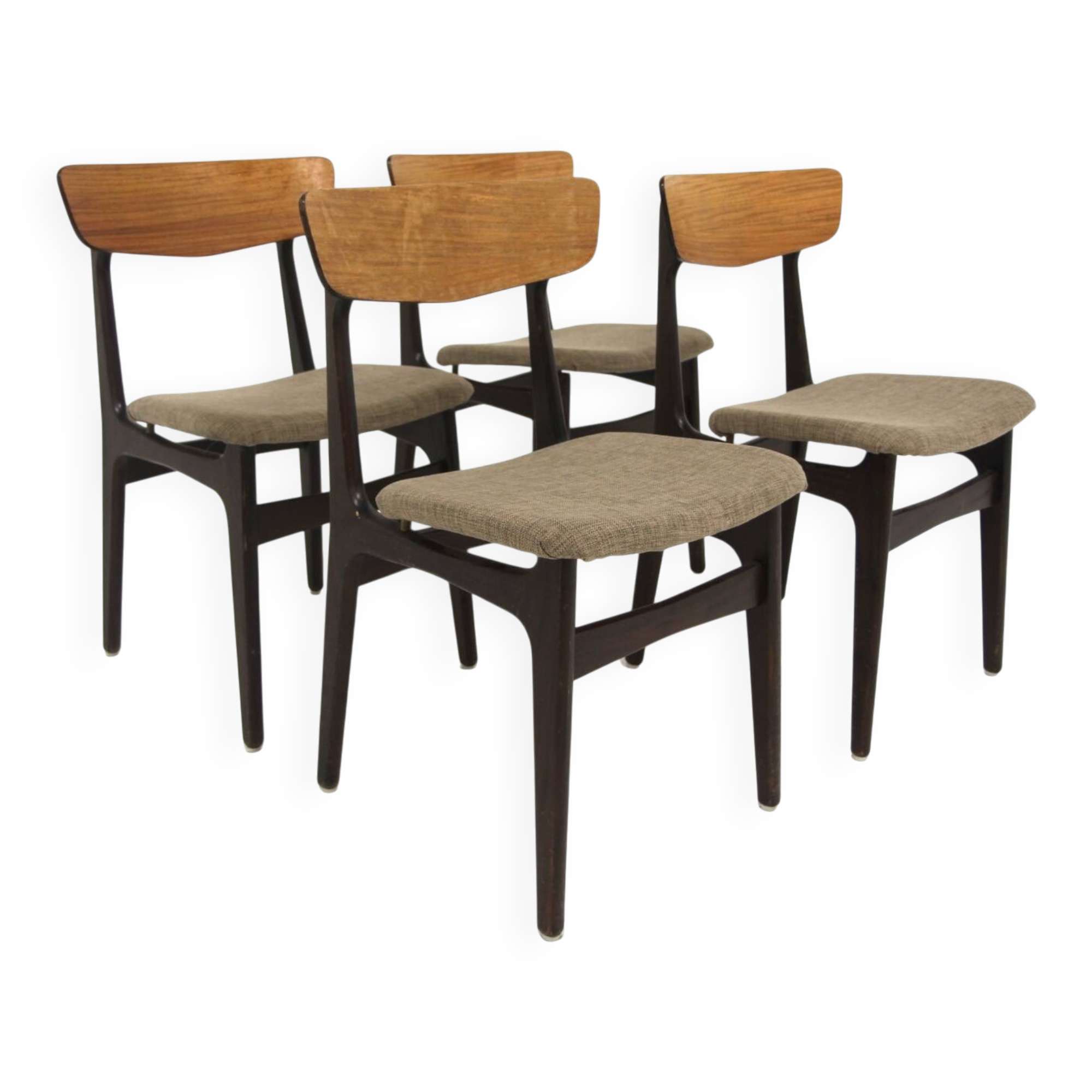 Set de 4 chaises en palissandre, Schiønning & Elgaard, Danemark, 1960