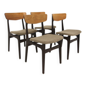 Set de 4 chaises en palissandre, - 1960