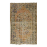Turkish Anatolian Handmade Vintage Rug 278 cm x 182 cm
