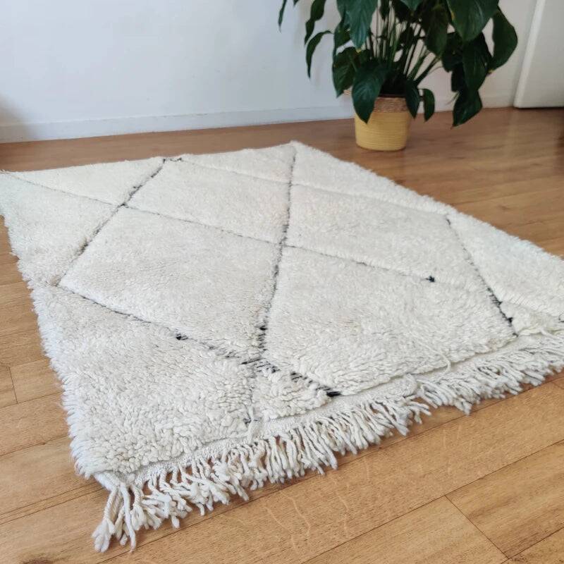Berber Hollow Diamond Rug 115x150 cm