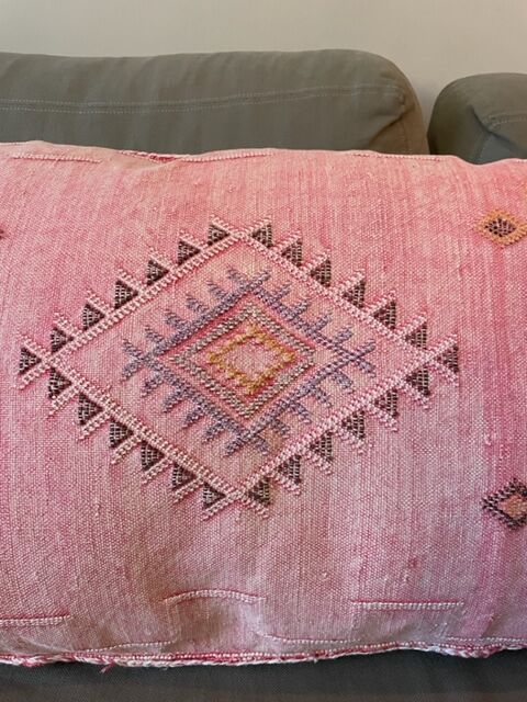 Vegetable silk cushion cover