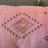 Housse de coussin en soie végétale