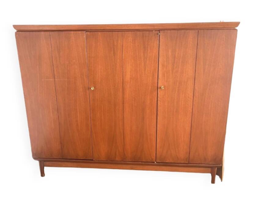 Vintage Scandinavian teak wardrobe