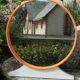 Vintage round mirror 1970s