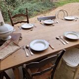 Oak farmhouse table