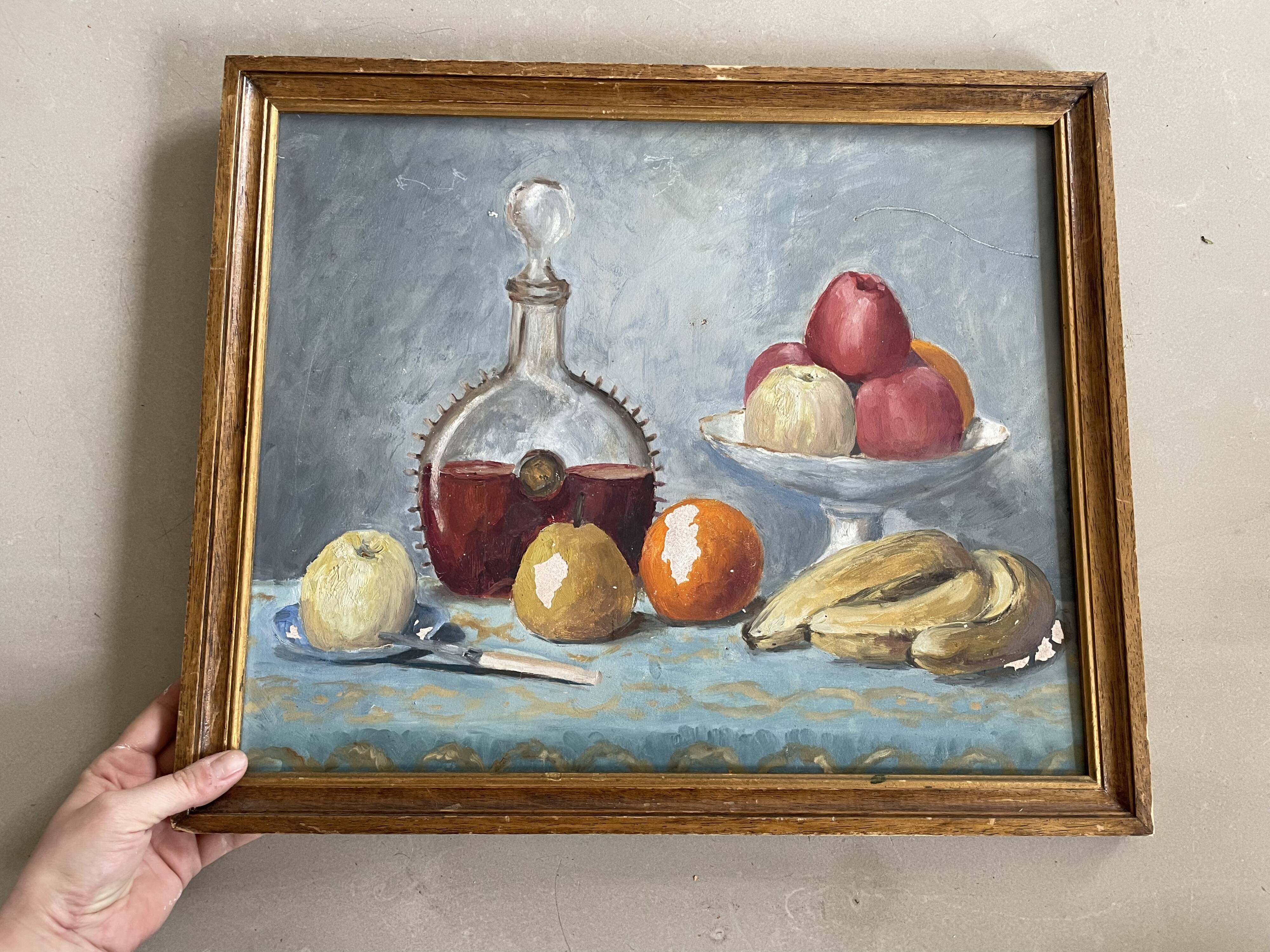 Still life on panel