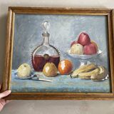Nature morte sur panneau