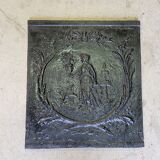 Small fireplace plate character decor of the XlX th siecle n5
