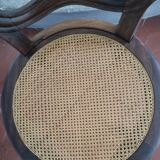 Louis Philippe office chair in canned walnut