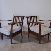 Paire de fauteuils ULUV tchèques, 1950