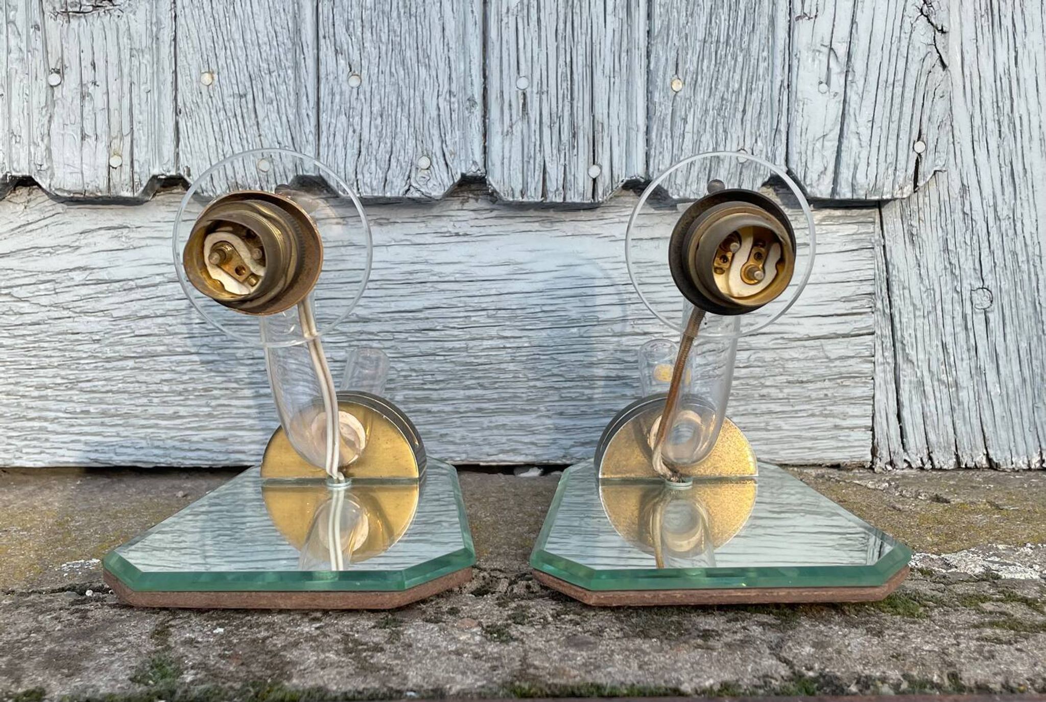A pair of Venetian Murano wall sconces