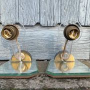 A pair of Venetian Murano wall sconces