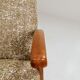Vintage armchair modern design 1960 multicoloured
