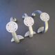 Vintage metal coat hooks