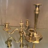 Louis XVI-style silver bronze chandelier