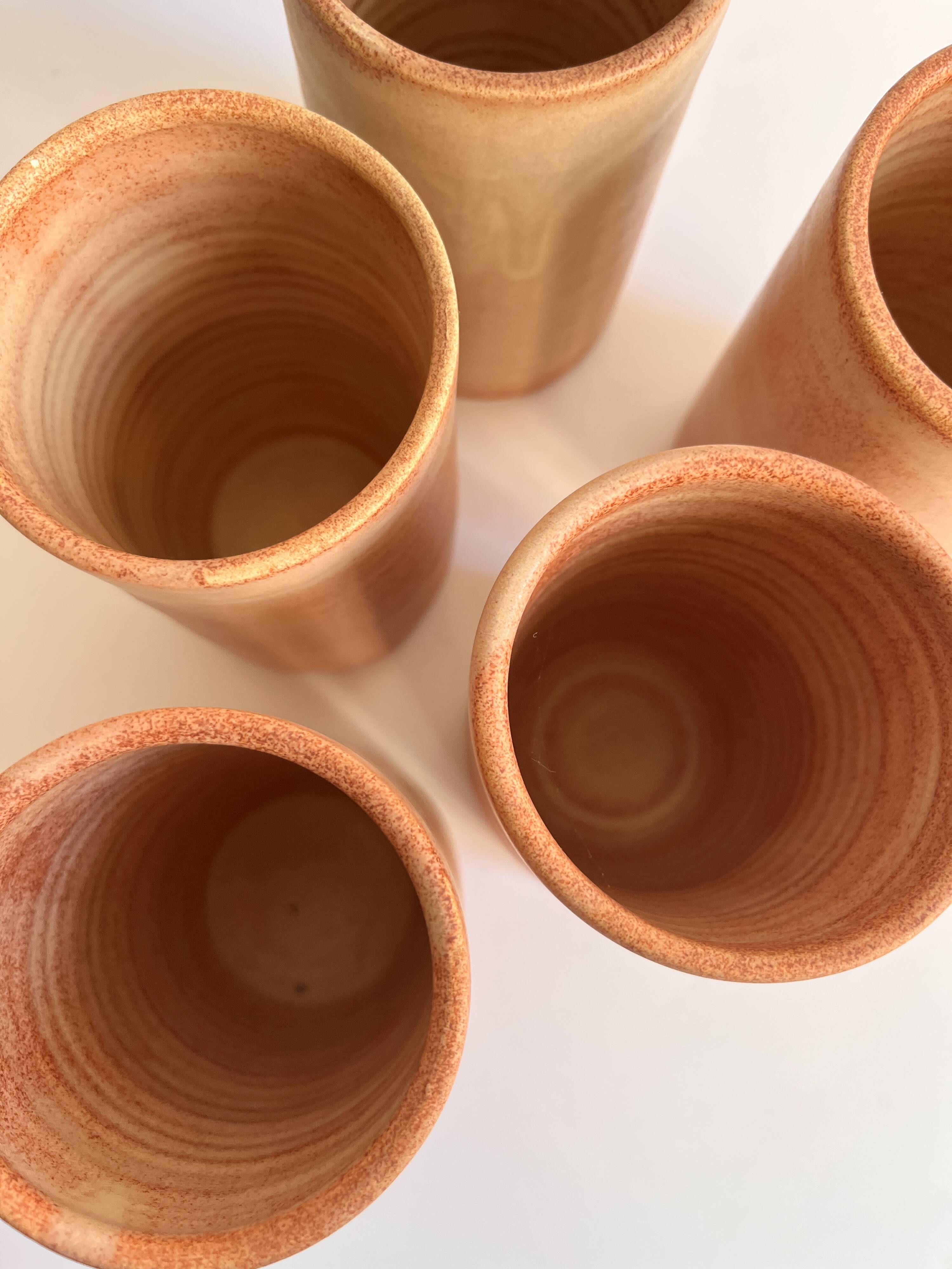 Verres gobelets céramique