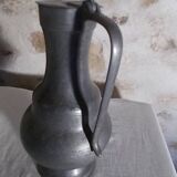 Large pewter pitcher