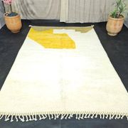 Handmade Moroccan natural wool rug size 200 x 300 cm