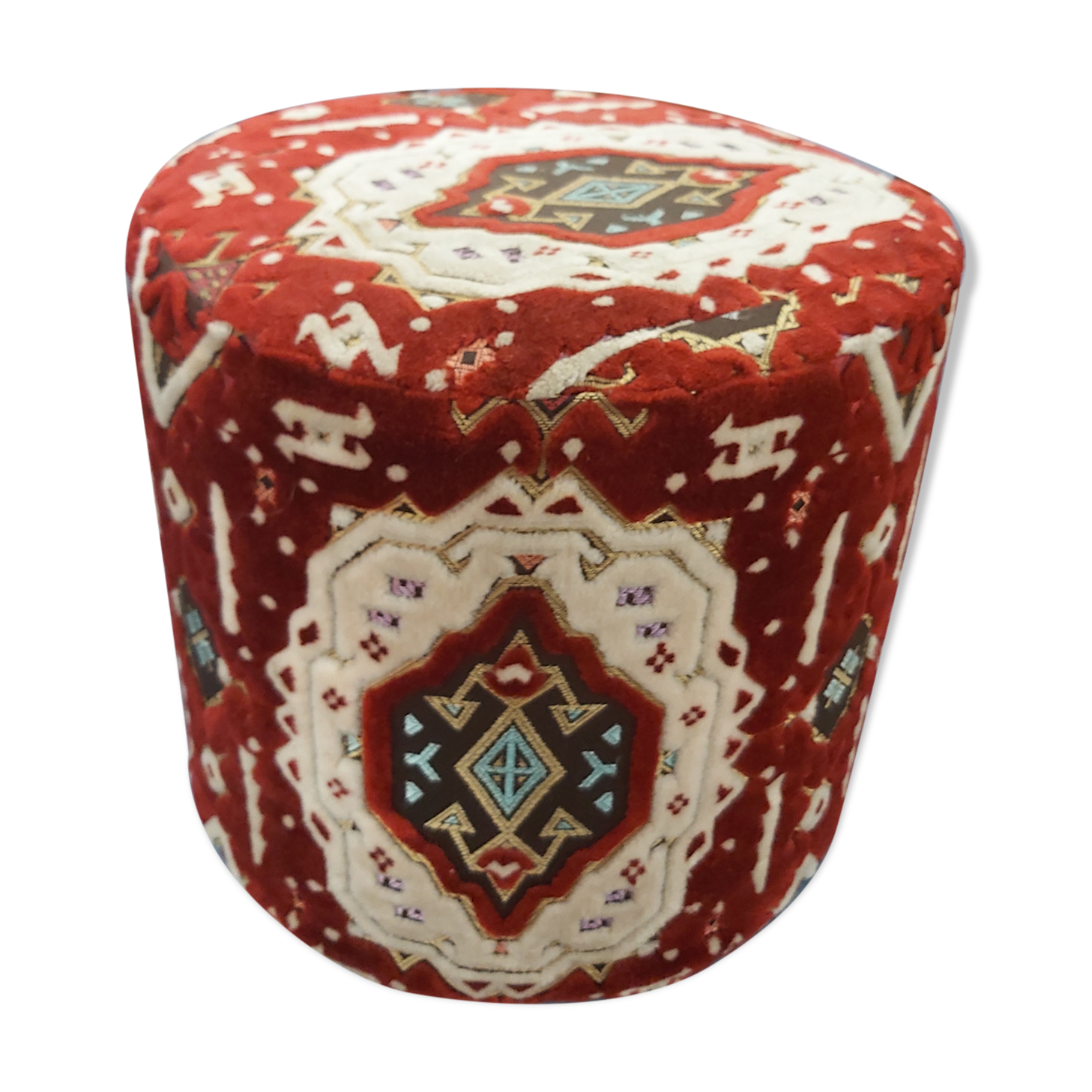 Pouf oriental velours