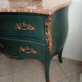 Louis XV curved dresser 2 drawers