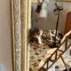 Small rectangular antique mirror
