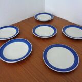Swedish Stoneware Koka Plates by Hertha Bengtson for Rörstrand, 1960s, Set of 6