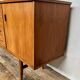 Teak sideboard 220 cm 3 doors 4 drawers 1960