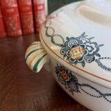 Old vegetable tree in iron earth by Saint-Amand