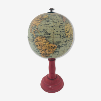 Mini globe terrestre, début 20eme