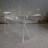 plexiglass bench, 1970