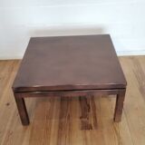 Brown lacquered designer coffee table