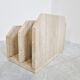 Vintage travertine magazine holder, 1970s