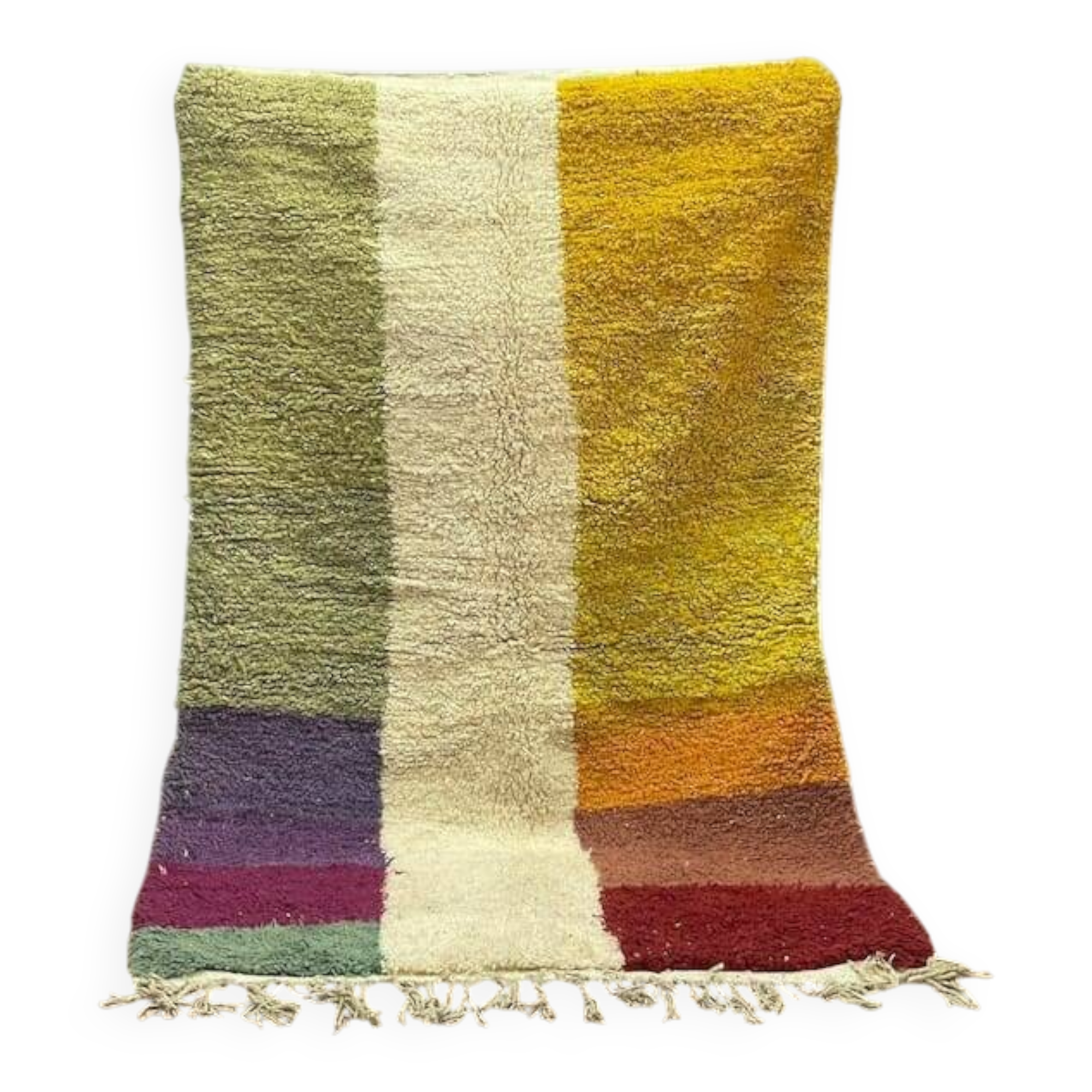 Handmade traditional Beni Ouraine rug, size 200 x 300 cm