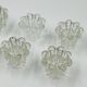 Set of 6 vintage flower candle holders by VMC Reims - 1960s