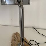 Vintage lamp 1930 Fare French craftsmanship sand marble - 45 cm