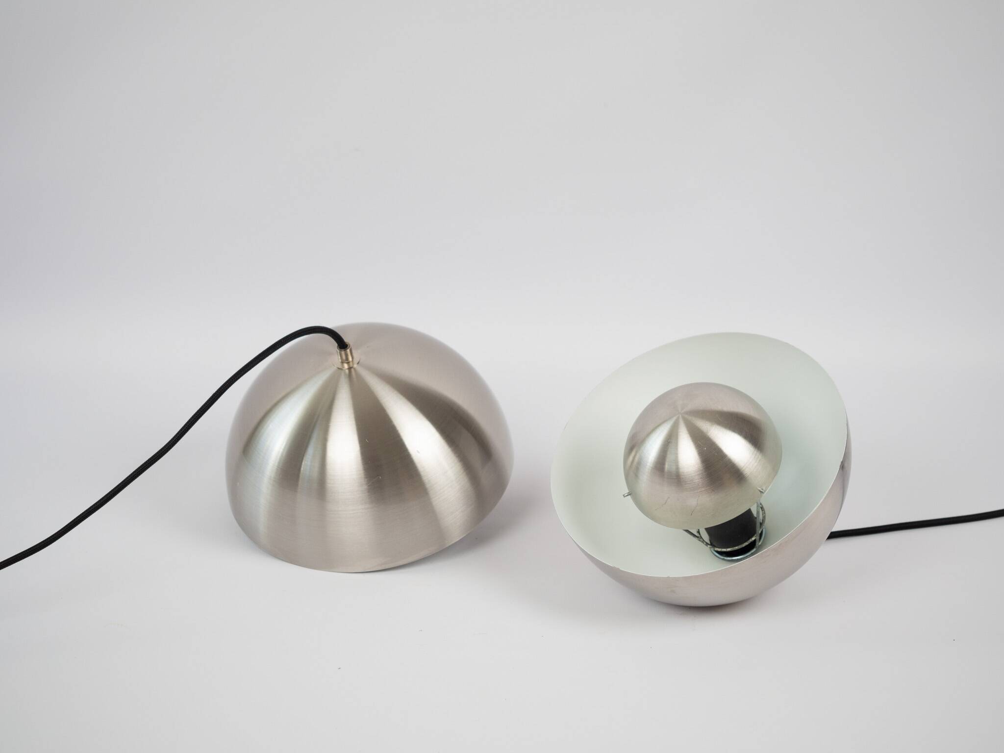 Paire de suspensions vintage danoises Flowerpots de Verner Panton, 1968