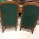 Paire de fauteuil voltaire noyer