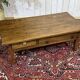Table basse en noyer fin XIXème - ancienne table de ferme