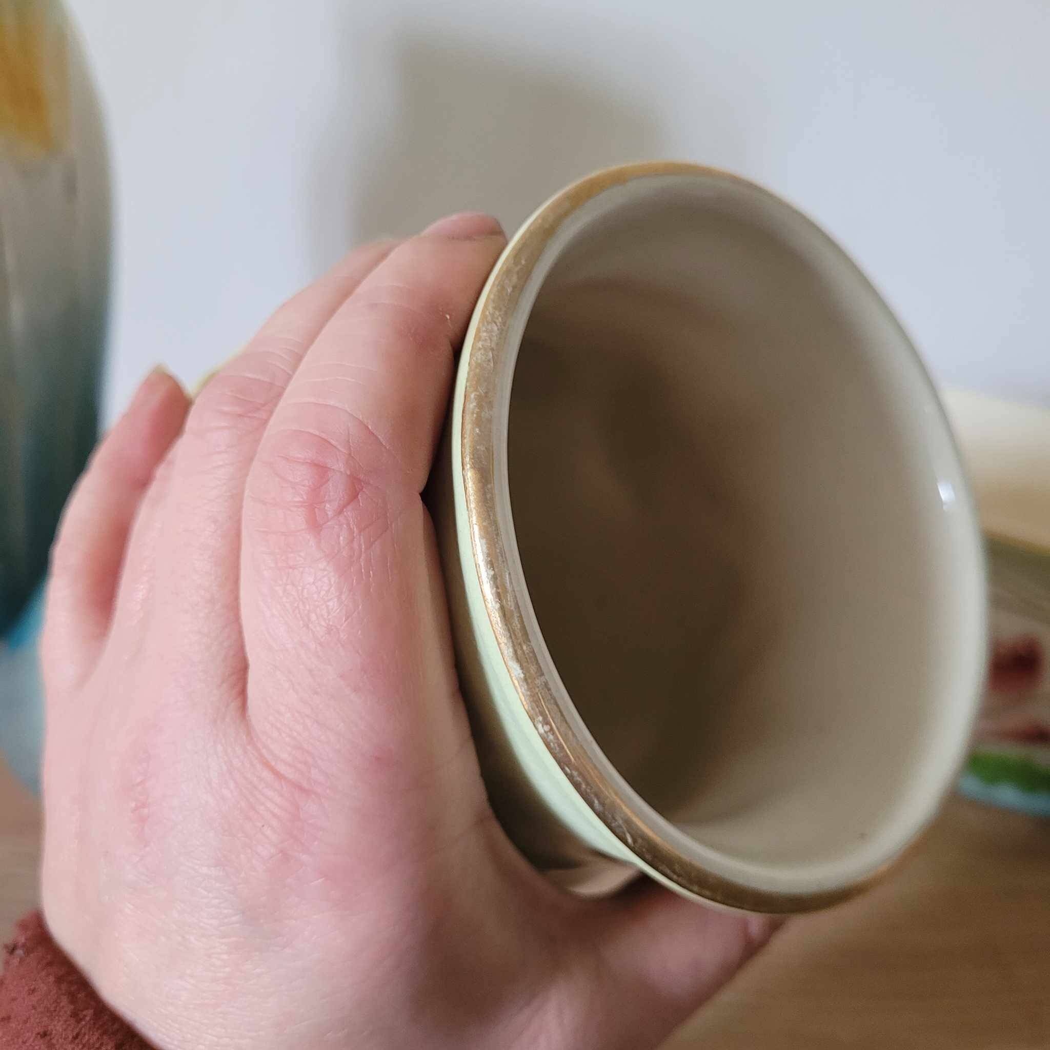 2 vases + Art Nouveau planter signed Gustave de Bruyn