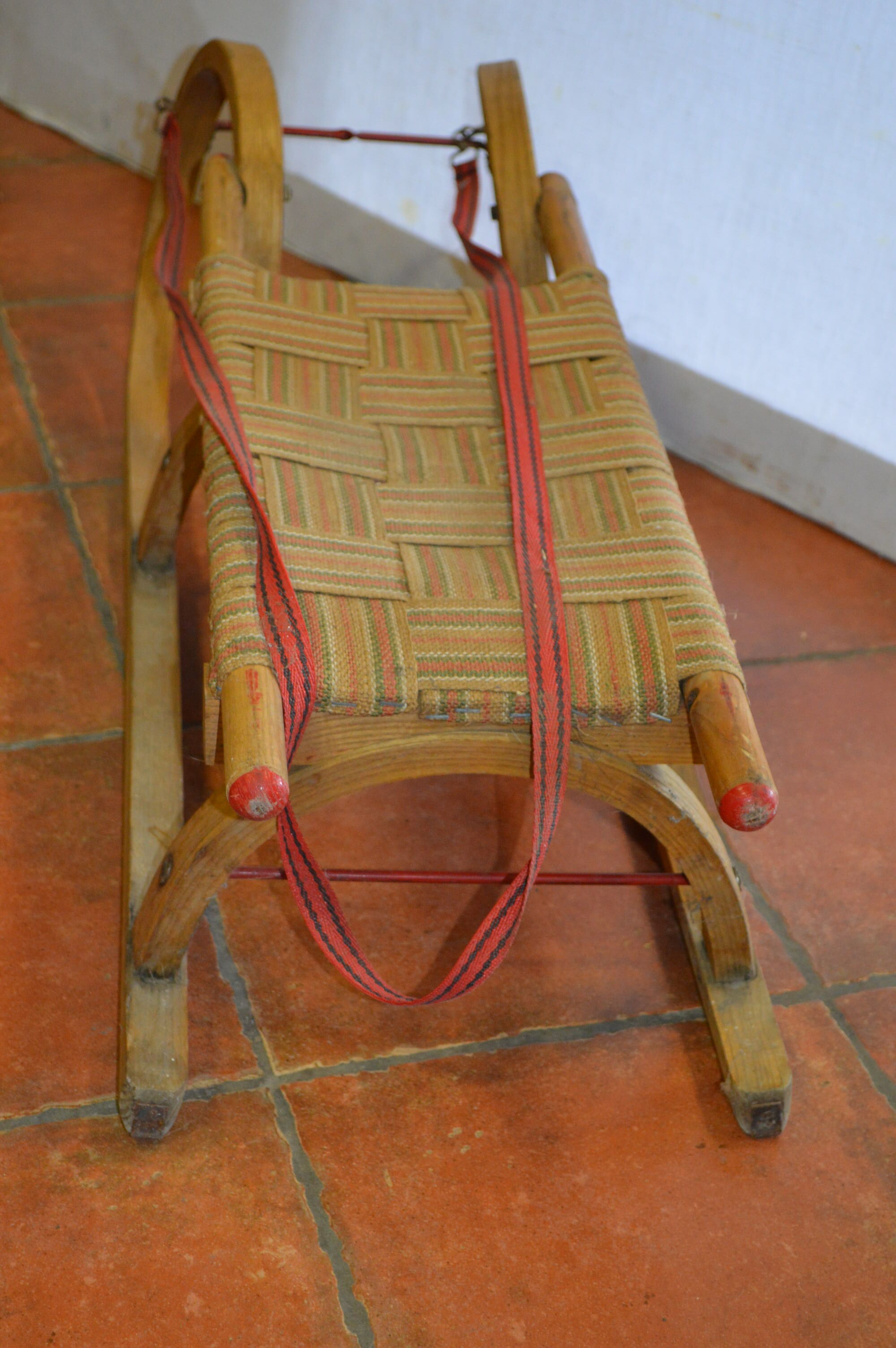 Vintage wooden sledge