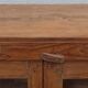 Old wooden cabinet display case with two doors
