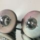 Pair of classic danish copper outdoor lamps